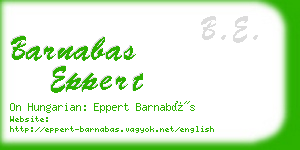 barnabas eppert business card